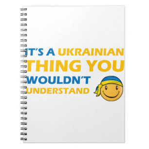 Ukraina designer anteckningsbok