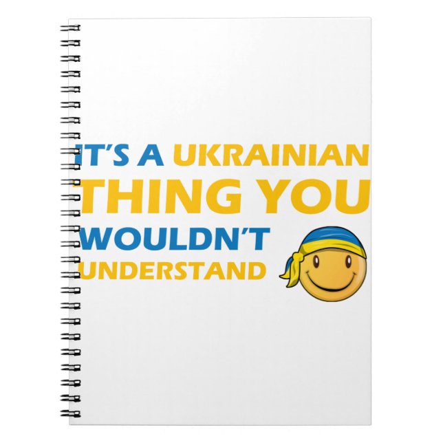 Ukraina designer anteckningsbok (Framsidan)