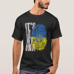 Ukraina Det är i mitt DNA Ukraina Proud ukrainsk F T Shirt