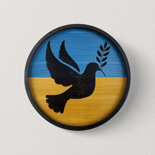 Ukraina Dove of Peace Knapp (Framsida)