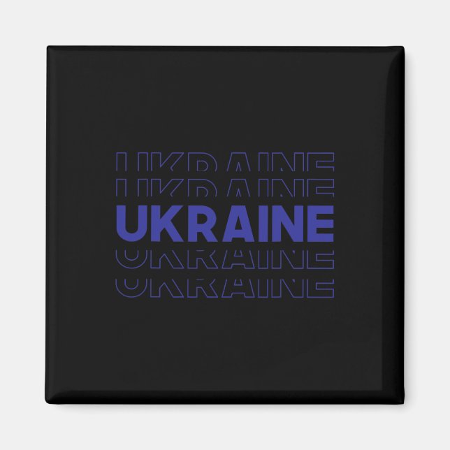 Ukraina-fans  magnet (Framsidan)