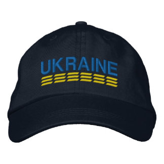 UKRAINA Färg Blue och Gult på marinflottan Broderad Keps