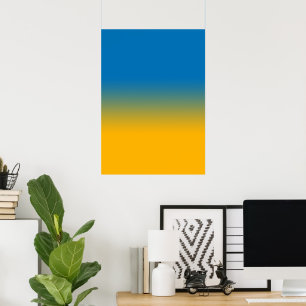 Ukraina, färg för frihet poster