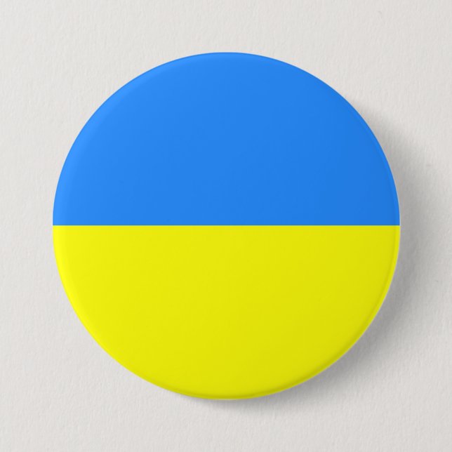 Ukraina, färg i Ukraina Flagga Knapp (Framsida)