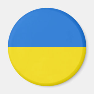 Ukraina Fisheye flaggamagnet Magnet