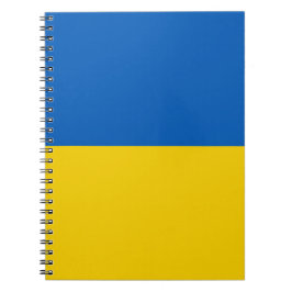 Ukraina flagga anteckningsbok