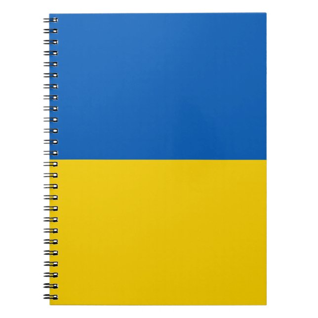 Ukraina flagga anteckningsbok (Framsidan)