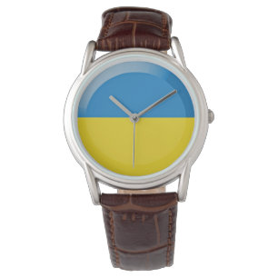 Ukraina flagga armbandsur