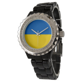 Ukraina flagga armbandsur