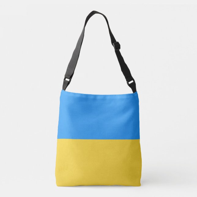 Ukraina flagga axelväska (Baksida)