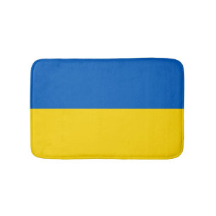 Ukraina flagga badrumsmatta