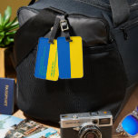 Ukraina flagga bagagebricka<br><div class="desc">Ukraina flagga</div>