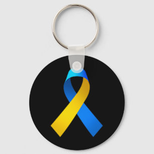 Ukraina Flagga Band Ukrainska Nationella Flaggans Nyckelring
