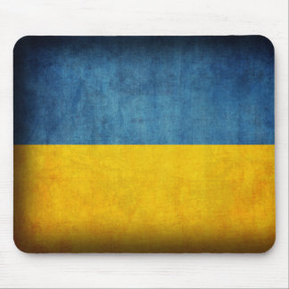 Ukraina flagga bekymrade Mousepad Musmatta