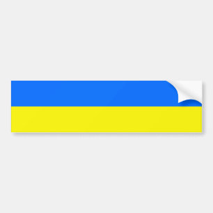 Ukraina Flagga Bildekal