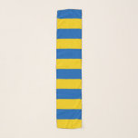 Ukraina Flagga Blue Gult Rand Sjal<br><div class="desc">Ukraina Flagga Cute Blue Gult Rand Scarf</div>