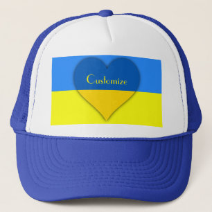 Ukraina Flagga Blue Gult Thunder_Cove Keps