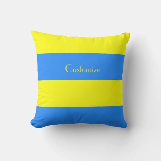 Ukraina Flagga Blue Gult Thunder_Cove Kudde (Framsida)