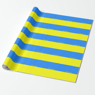 Ukraina Flagga Blue Gult Thunder_Cove Presentpapper