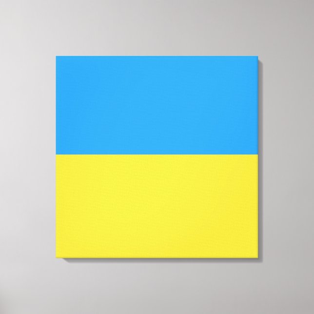 Ukraina flagga canvastryck (Framsida)