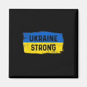 Ukraina Flagga Coola Ukrainska Flaggor Män Kvinnor Magnet