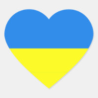 Ukraina flagga färg