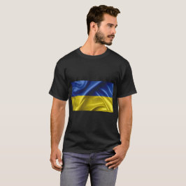 Ukraina Flagga Färg T-Shirt