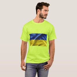 Ukraina Flagga Färg T-Shirt