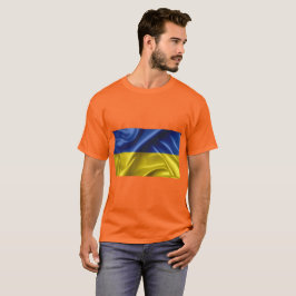 Ukraina Flagga Färg T-Shirt