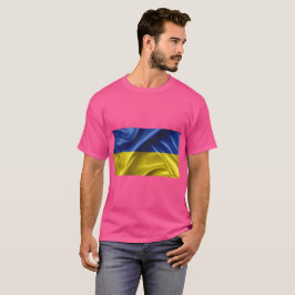 Ukraina Flagga Färg T-Shirt