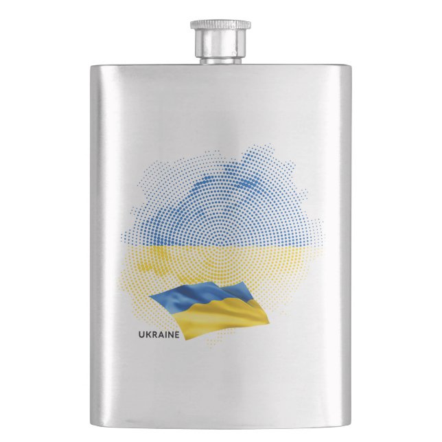 Ukraina flagga fickplunta (Framsidan)