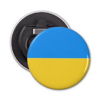 Ukraina flagga flasköppnare