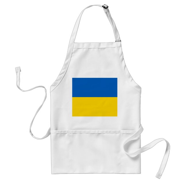 Ukraina Flagga Förkläde (Framsidan)