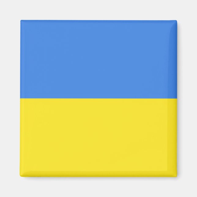 Ukraina Flagga Freedom Magnet (Framsidan)