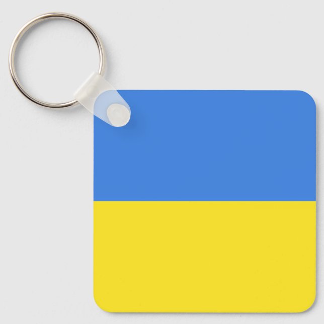 Ukraina Flagga Freedom Nyckelring (Framsida)