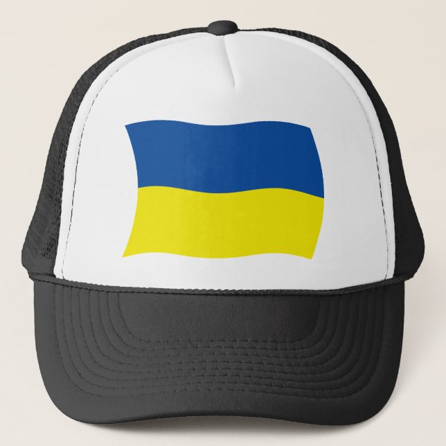 Ukraina Flagga Hat Keps (Framsida)
