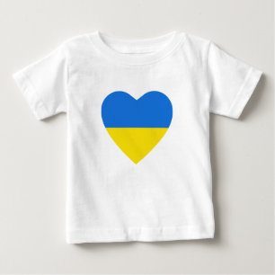 Ukraina Flagga Heart T-Shirt