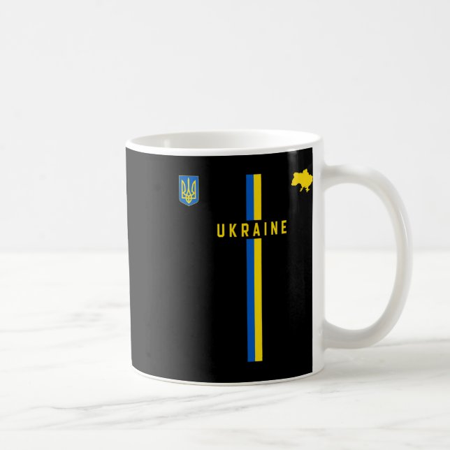 Ukraina Flagga  Kaffemugg (Höger)