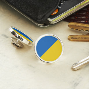 Ukraina Flagga Kavajnål