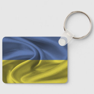 Ukraina Flagga Keychain Nyckelring