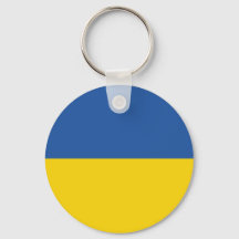 Ukraina Flagga Keychain
