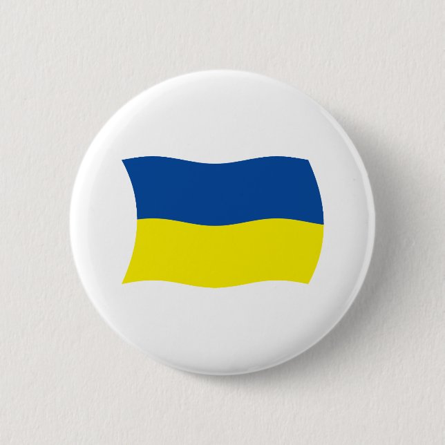 Ukraina Flagga Knapp (Framsida)