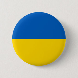 Ukraina Flagga Knapp