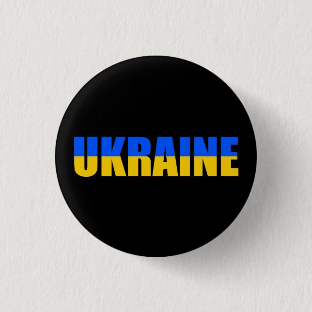 Ukraina flagga knapp (Framsida)