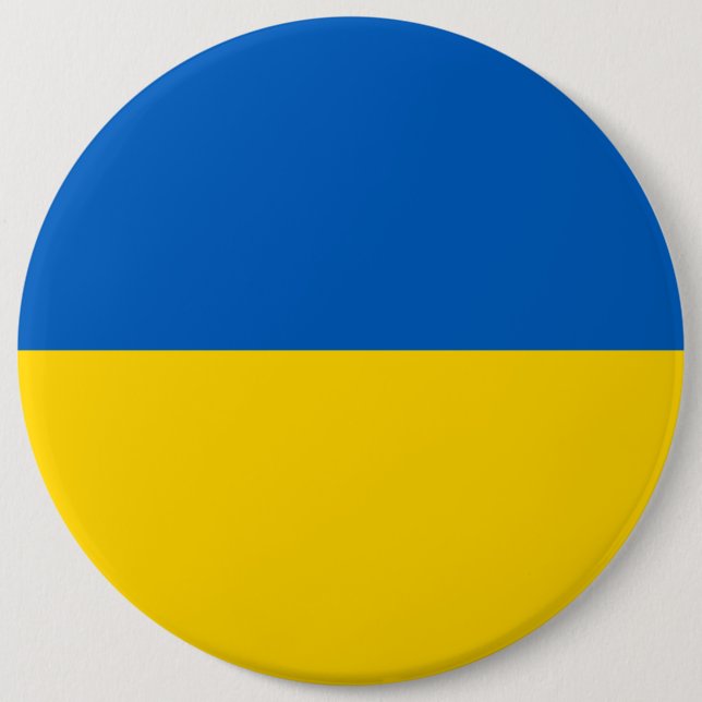 Ukraina Flagga Knapp (Framsida)
