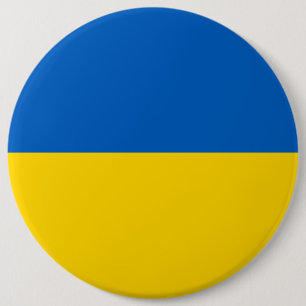 Ukraina Flagga Knapp