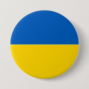 Ukraina Flagga Knapp