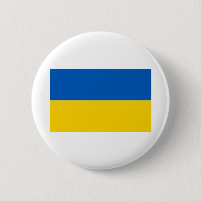 Ukraina Flagga Knapp (Framsida)