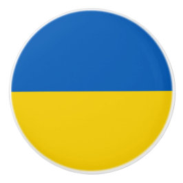 Ukraina flagga knopp