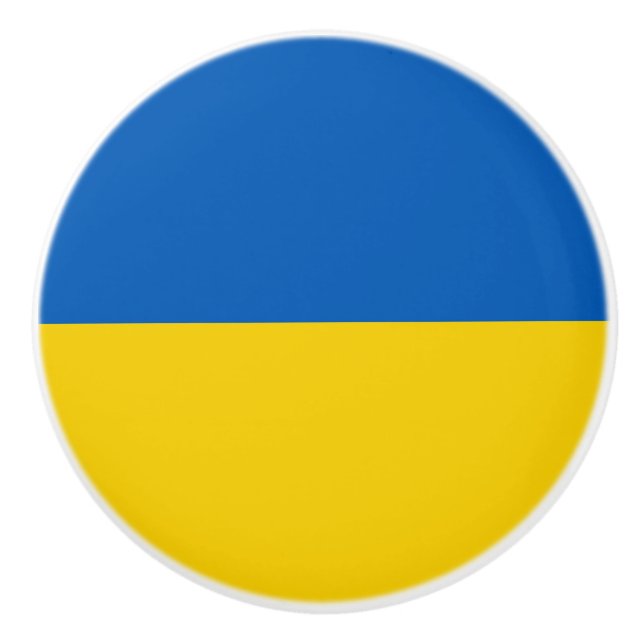 Ukraina flagga knopp (Framsidan)